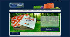Desktop Screenshot of gricoplast.com